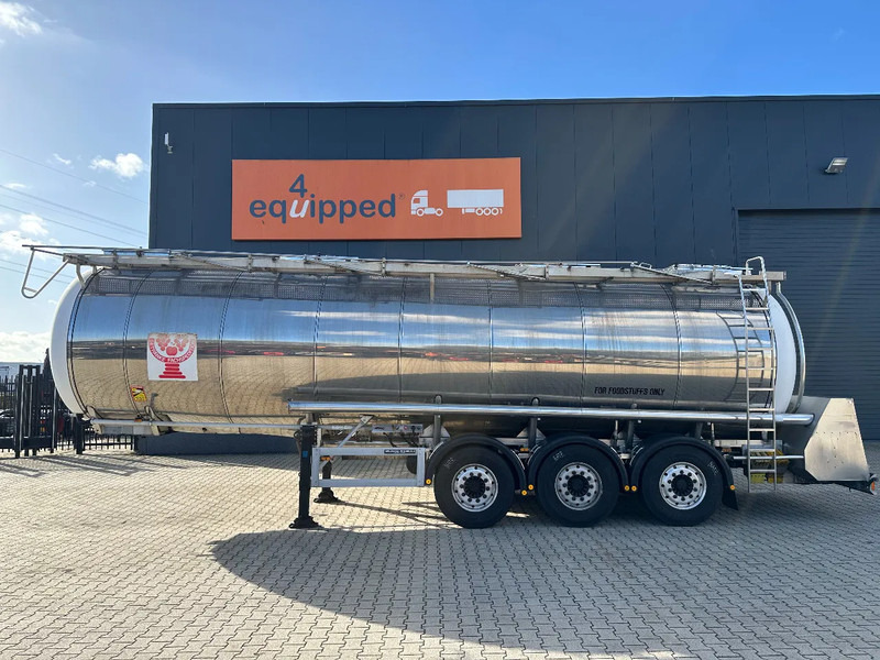 Feldbinder LEBENSMITTEL / LEVENSMIDDELEN FOOD / 33.500L / 3-COMP / PUMPE / INOX / NL-trailer / APK: 10-2026 - Tanker dorse: fotoğraf 2 Feldbinder LEBENSMITTEL / LEVENSMIDDELEN FOOD / 33.500L / 3-COMP / PUMPE / INOX / NL-trailer / APK: 10-2026 - Tanker dorse: fotoğraf 2
