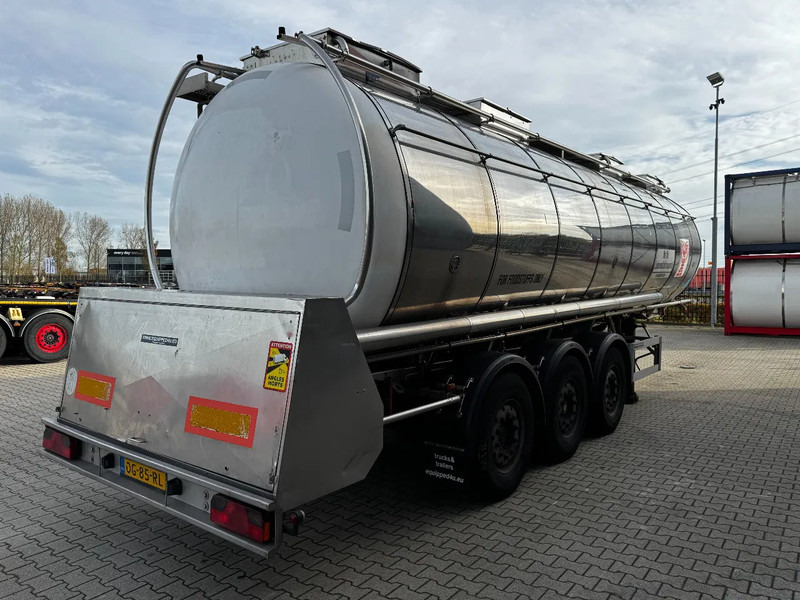 Feldbinder LEBENSMITTEL / LEVENSMIDDELEN FOOD / 33.500L / 3-COMP / PUMPE / INOX / NL-trailer / APK: 10-2026 - Tanker dorse: fotoğraf 3 Feldbinder LEBENSMITTEL / LEVENSMIDDELEN FOOD / 33.500L / 3-COMP / PUMPE / INOX / NL-trailer / APK: 10-2026 - Tanker dorse: fotoğraf 3