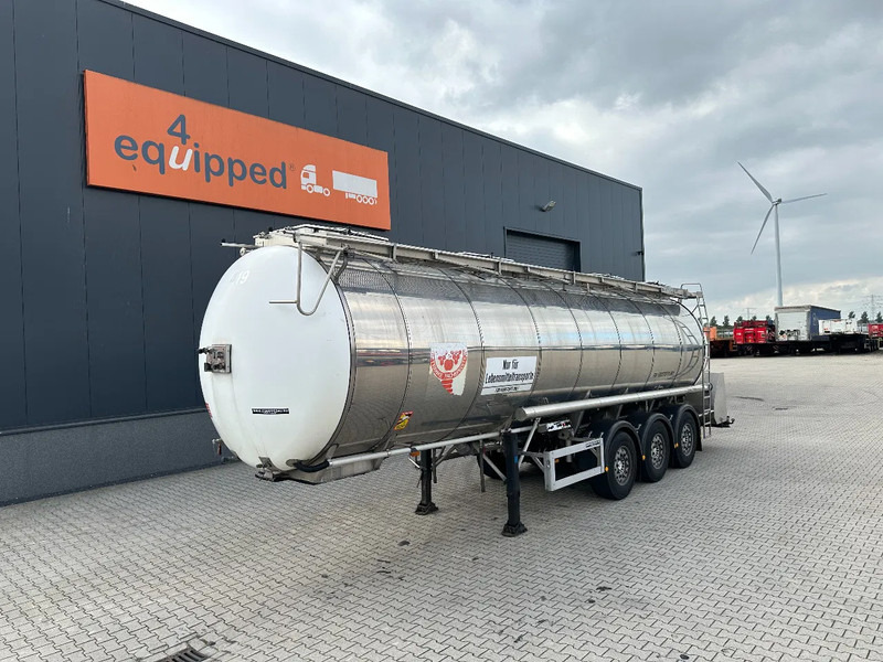 Feldbinder LEVENSMIDDELEN / FOOD / LEBENSMITTEL / 33.500L / 3-COMP / POMP / NL-trailer / APK: 10-2026, 10x beschikbaar - Tanker dorse: fotoğraf 1 Feldbinder LEVENSMIDDELEN / FOOD / LEBENSMITTEL / 33.500L / 3-COMP / POMP / NL-trailer / APK: 10-2026, 10x beschikbaar - Tanker dorse: fotoğraf 1