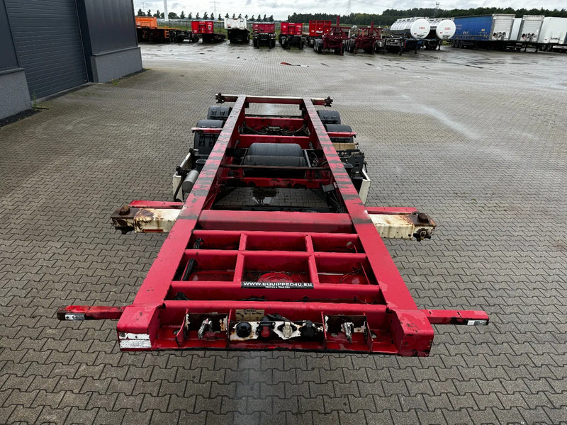 Krone 2-assig 20FT chassis, BPW + trommel, luchtvering, leeggewicht: 3.180kg - Konteynır taşıyıcı/ Yedek karoser dorse: fotoğraf 2 Krone 2-assig 20FT chassis, BPW + trommel, luchtvering, leeggewicht: 3.180kg - Konteynır taşıyıcı/ Yedek karoser dorse: fotoğraf 2