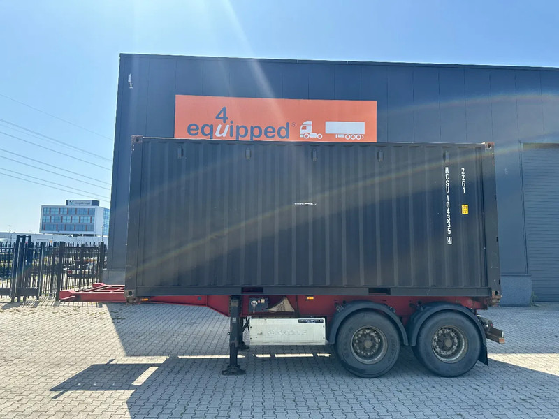 Krone 2-axle 20FT chassis + 20FT DV 8'6" container ONE-WAY - Konteynır taşıyıcı/ Yedek karoser dorse: fotoğraf 2 Krone 2-axle 20FT chassis + 20FT DV 8'6" container ONE-WAY - Konteynır taşıyıcı/ Yedek karoser dorse: fotoğraf 2