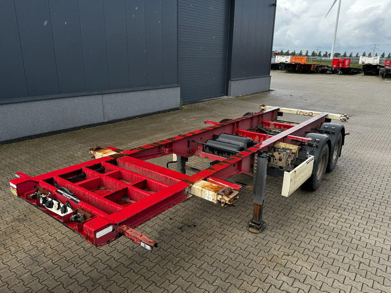Krone 2-axle 20FT chassis, BPW + drumbrakes, airsuspension, empty weight: 3.180kg, 2x available - Konteynır taşıyıcı/ Yedek karoser dorse: fotoğraf 1 Krone 2-axle 20FT chassis, BPW + drumbrakes, airsuspension, empty weight: 3.180kg, 2x available - Konteynır taşıyıcı/ Yedek karoser dorse: fotoğraf 1