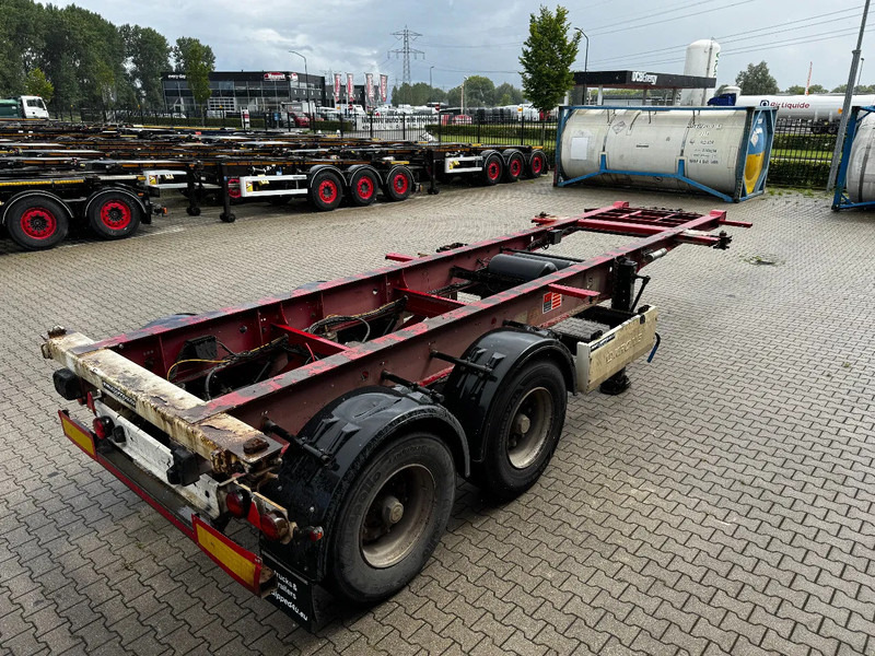 Krone 2-axle 20FT chassis, BPW + drumbrakes, airsuspension, empty weight: 3.180kg, 2x available - Konteynır taşıyıcı/ Yedek karoser dorse: fotoğraf 3 Krone 2-axle 20FT chassis, BPW + drumbrakes, airsuspension, empty weight: 3.180kg, 2x available - Konteynır taşıyıcı/ Yedek karoser dorse: fotoğraf 3