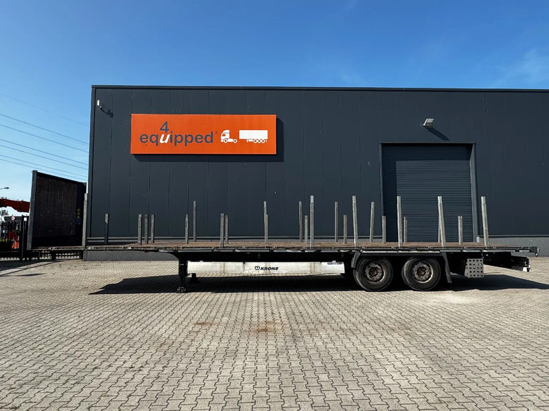 Krone originele platte oplegger met rongpotten + rongen, liftas, schijfremmen, NL-oplegger - Açık/ Sal dorse: fotoğraf 2 Krone originele platte oplegger met rongpotten + rongen, liftas, schijfremmen, NL-oplegger - Açık/ Sal dorse: fotoğraf 2