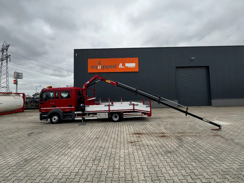 MAN TGL 8.180 Dubbele Cabine (DOKA), HMF535 K3 kraan met slechts 283 uur en 211.164km, EURO-6, oprij-platen, NL-truck, APK: 11/2025 - Araba taşıyıcı kamyon, Vinçli kamyon: fotoğraf 1 MAN TGL 8.180 Dubbele Cabine (DOKA), HMF535 K3 kraan met slechts 283 uur en 211.164km, EURO-6, oprij-platen, NL-truck, APK: 11/2025 - Araba taşıyıcı kamyon, Vinçli kamyon: fotoğraf 1