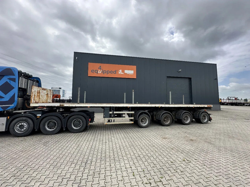 Nooteboom OVB-73-04, 73 tons 4-axle Ballast trailer, 3 hydraulic steering axles, 75% tyres, MOT 03/2026 - Açık/ Sal dorse: fotoğraf 2 Nooteboom OVB-73-04, 73 tons 4-axle Ballast trailer, 3 hydraulic steering axles, 75% tyres, MOT 03/2026 - Açık/ Sal dorse: fotoğraf 2