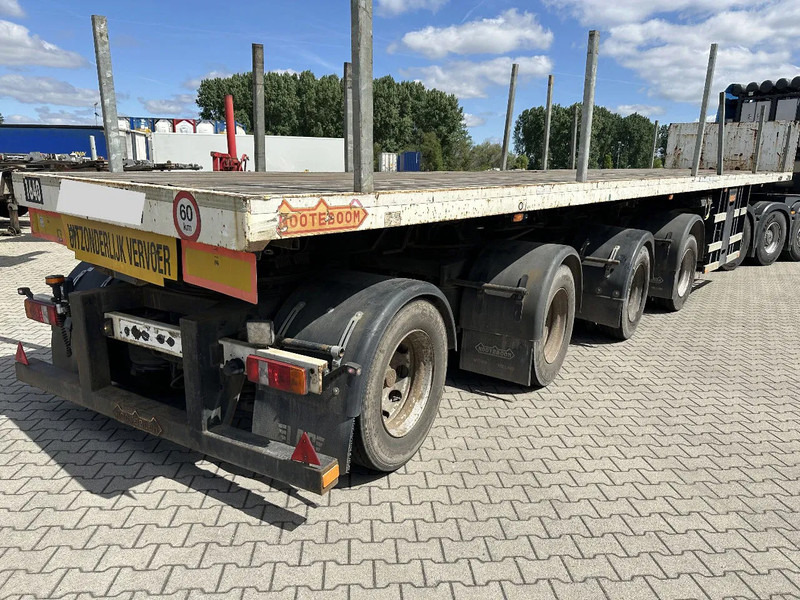 Nooteboom OVB-73-04, 73 tons Ballast trailer, 4 axles, 3 hydraulic steering axles - Açık/ Sal dorse: fotoğraf 5 Nooteboom OVB-73-04, 73 tons Ballast trailer, 4 axles, 3 hydraulic steering axles - Açık/ Sal dorse: fotoğraf 5