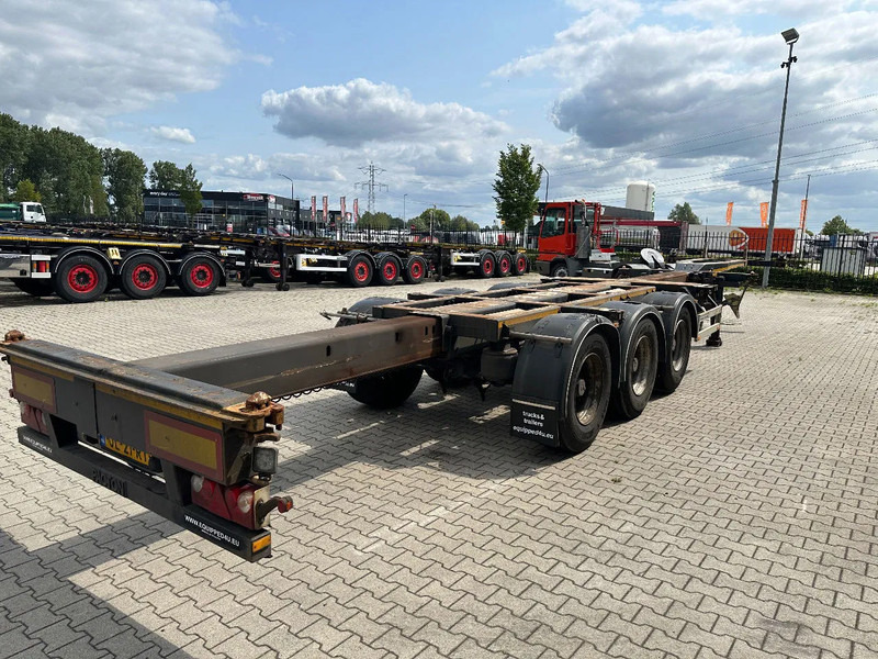Pacton FLEX XL 45FT HC multi (2x extendable), liftaxle, SAF + DRUM, NL-chassis - Konteynır taşıyıcı/ Yedek karoser dorse: fotoğraf 5 Pacton FLEX XL 45FT HC multi (2x extendable), liftaxle, SAF + DRUM, NL-chassis - Konteynır taşıyıcı/ Yedek karoser dorse: fotoğraf 5