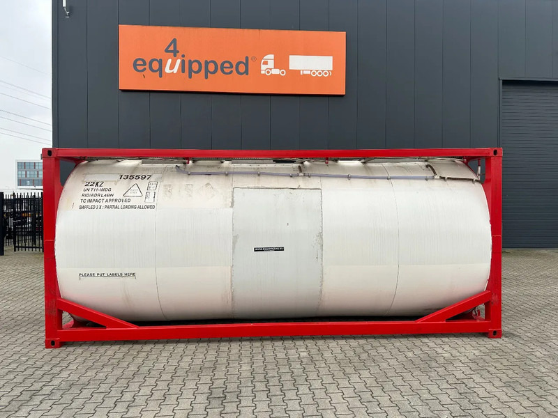 SINGAMAS 20FT ISO, 26.000L/1-COMP/3 BAFFELS/3 manholes, 5Y: 08-2027, L4BN, T11 - Depolama tankı: fotoğraf 2 SINGAMAS 20FT ISO, 26.000L/1-COMP/3 BAFFELS/3 manholes, 5Y: 08-2027, L4BN, T11 - Depolama tankı: fotoğraf 2