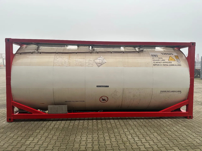 SINGAMAS 20FT ISO, 26.000L/1-COMP/3 BAFFELS/3 manholes, 5Y inspection: 06/2027 - Depolama tankı: fotoğraf 3 SINGAMAS 20FT ISO, 26.000L/1-COMP/3 BAFFELS/3 manholes, 5Y inspection: 06/2027 - Depolama tankı: fotoğraf 3