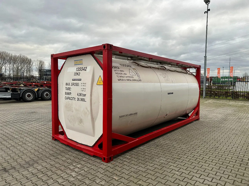 SINGAMAS 20FT ISO, 26.000L/1-COMP/3 BAFFELS/3 manholes, 5Y inspection: 06/2027 - Depolama tankı: fotoğraf 4 SINGAMAS 20FT ISO, 26.000L/1-COMP/3 BAFFELS/3 manholes, 5Y inspection: 06/2027 - Depolama tankı: fotoğraf 4