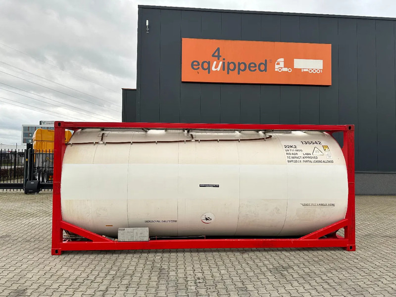 SINGAMAS 20FT ISO, 26.000L/1-COMP/3 BAFFELS/3 manholes, 5Y inspection: 06/2027 - Depolama tankı: fotoğraf 2 SINGAMAS 20FT ISO, 26.000L/1-COMP/3 BAFFELS/3 manholes, 5Y inspection: 06/2027 - Depolama tankı: fotoğraf 2