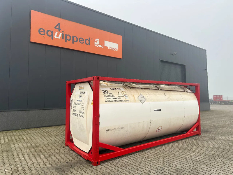 SINGAMAS 20FT ISO, 26.000L/1-COMP/3 BAFFELS/3 manholes, 5Y inspection: 06/2027 - Depolama tankı: fotoğraf 1 SINGAMAS 20FT ISO, 26.000L/1-COMP/3 BAFFELS/3 manholes, 5Y inspection: 06/2027 - Depolama tankı: fotoğraf 1