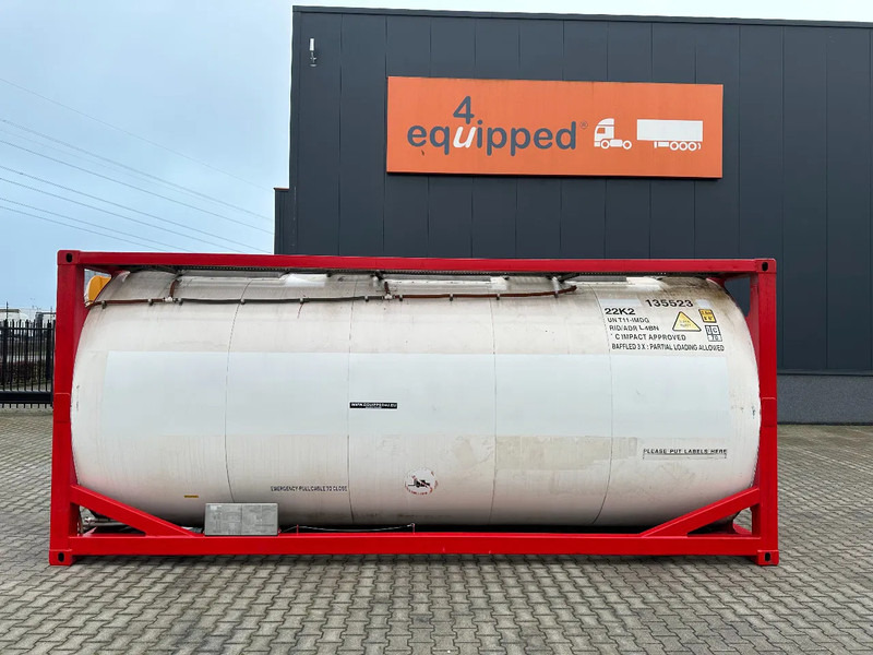 SINGAMAS 20FT ISO, 26.000L/1-COMP/3 BAFFELS/3 manholes, 5Y inspection: 06/2027 - Depolama tankı: fotoğraf 2 SINGAMAS 20FT ISO, 26.000L/1-COMP/3 BAFFELS/3 manholes, 5Y inspection: 06/2027 - Depolama tankı: fotoğraf 2