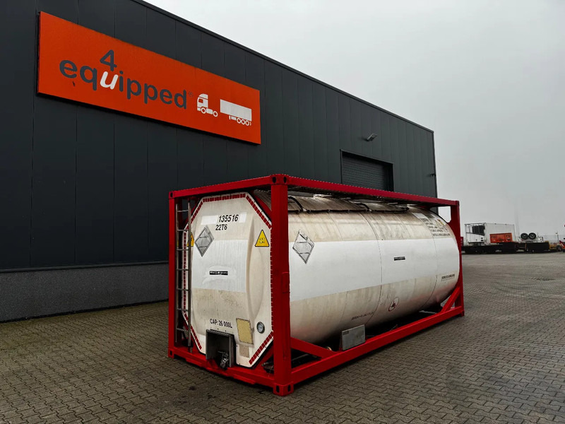SINGAMAS 20FT ISO, 26.000L/1-COMP/3 BAFFELS/3 manholes, 5Y inspection: 07/2027 - Depolama tankı: fotoğraf 1 SINGAMAS 20FT ISO, 26.000L/1-COMP/3 BAFFELS/3 manholes, 5Y inspection: 07/2027 - Depolama tankı: fotoğraf 1