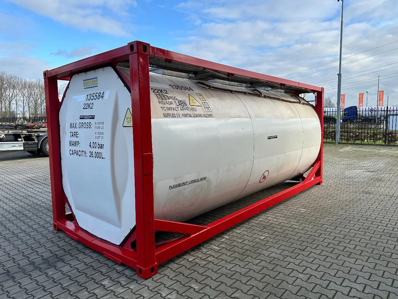 SINGAMAS 20FT ISO, 26.000L/1-COMP/3 BAFFELS/3 manholes, ADR inspectio valid till: 07/2025 - Depolama tankı: fotoğraf 4 SINGAMAS 20FT ISO, 26.000L/1-COMP/3 BAFFELS/3 manholes, ADR inspectio valid till: 07/2025 - Depolama tankı: fotoğraf 4