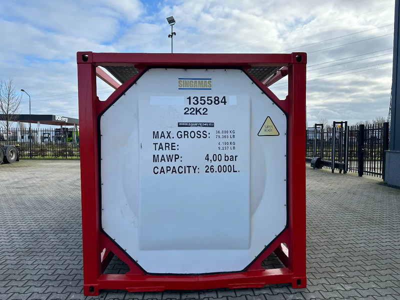 SINGAMAS 20FT ISO, 26.000L/1-COMP/3 BAFFELS/3 manholes, ADR inspectio valid till: 07/2025 - Depolama tankı: fotoğraf 5 SINGAMAS 20FT ISO, 26.000L/1-COMP/3 BAFFELS/3 manholes, ADR inspectio valid till: 07/2025 - Depolama tankı: fotoğraf 5