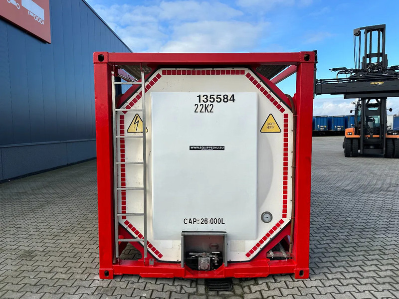 Depolama tankı nakliyatı için yakıt SINGAMAS 20FT ISO, 26.000L/1-COMP/3 BAFFELS/3 manholes, ADR inspectio valid till: 07/2025: fotoğraf 6