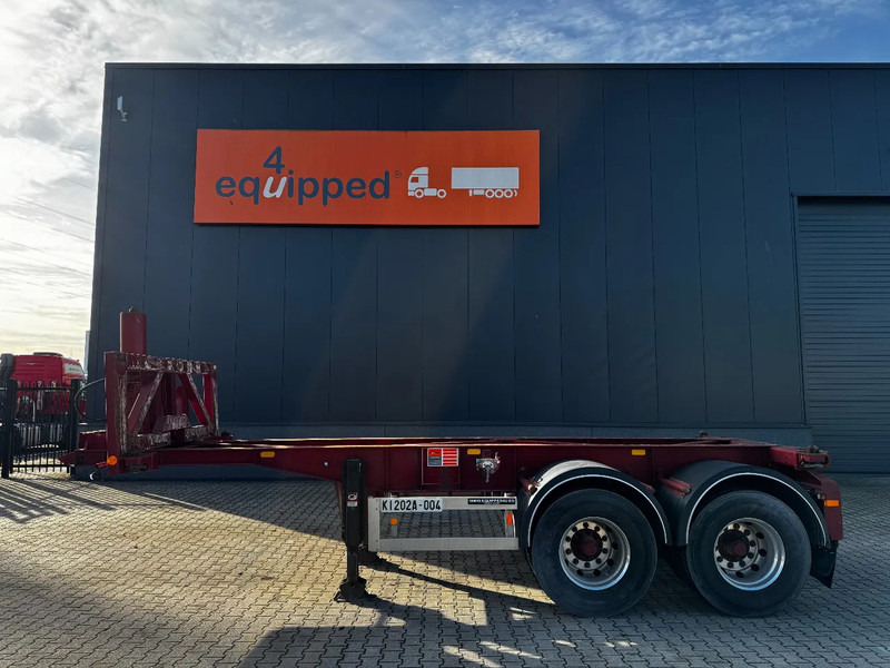 Van Hool 2 AXLE 20FT TIPPING-CHASSIS, TWIN-TIRES, BPW + DRUM, ALCOA - Konteynır taşıyıcı/ Yedek karoser dorse: fotoğraf 2 Van Hool 2 AXLE 20FT TIPPING-CHASSIS, TWIN-TIRES, BPW + DRUM, ALCOA - Konteynır taşıyıcı/ Yedek karoser dorse: fotoğraf 2