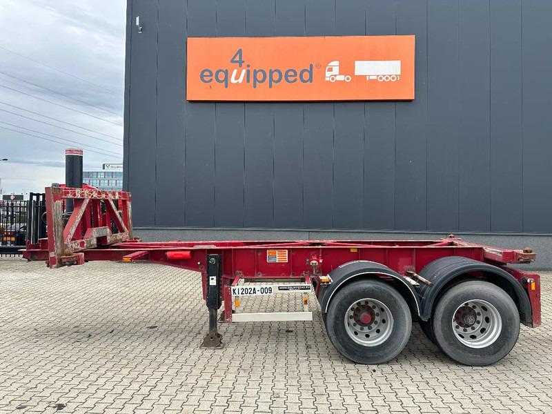 Van Hool 2 AXLE 20FT TIPPING-CHASSIS, TWIN-TIRES, BPW + DRUM, ALCOA - Konteynır taşıyıcı/ Yedek karoser dorse: fotoğraf 2 Van Hool 2 AXLE 20FT TIPPING-CHASSIS, TWIN-TIRES, BPW + DRUM, ALCOA - Konteynır taşıyıcı/ Yedek karoser dorse: fotoğraf 2