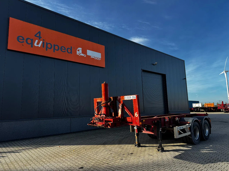 Van Hool 2 AXLE 20FT TIPPING-CHASSIS, TWIN-TIRES, BPW + DRUM, ALCOA - Konteynır taşıyıcı/ Yedek karoser dorse: fotoğraf 1 Van Hool 2 AXLE 20FT TIPPING-CHASSIS, TWIN-TIRES, BPW + DRUM, ALCOA - Konteynır taşıyıcı/ Yedek karoser dorse: fotoğraf 1