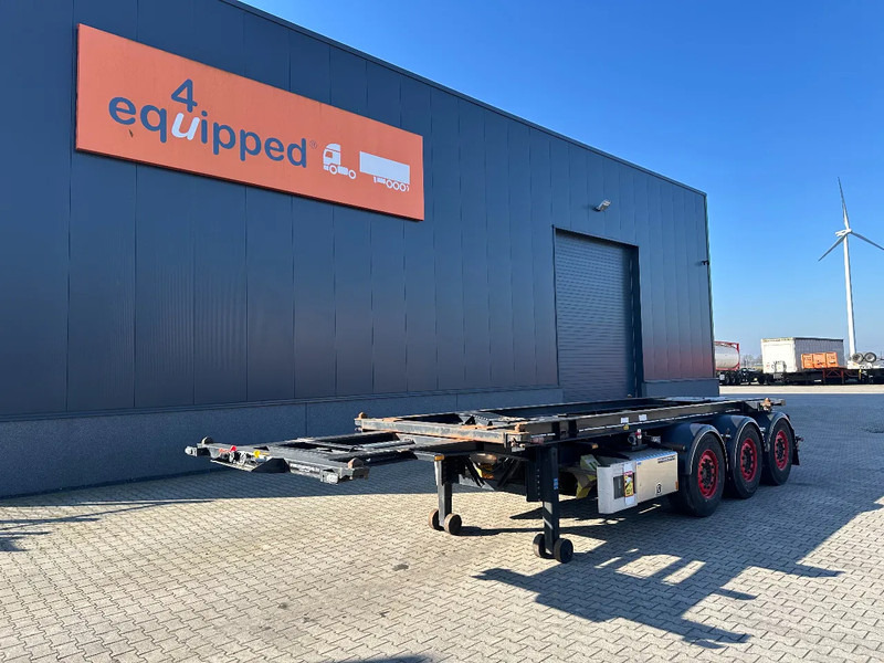 Van Hool 20FT Tipping-chassis, ADR (EX/II, EX/III, FL, AT), SAF, 2 liftaxles - Konteynır taşıyıcı/ Yedek karoser dorse: fotoğraf 2 Van Hool 20FT Tipping-chassis, ADR (EX/II, EX/III, FL, AT), SAF, 2 liftaxles - Konteynır taşıyıcı/ Yedek karoser dorse: fotoğraf 2