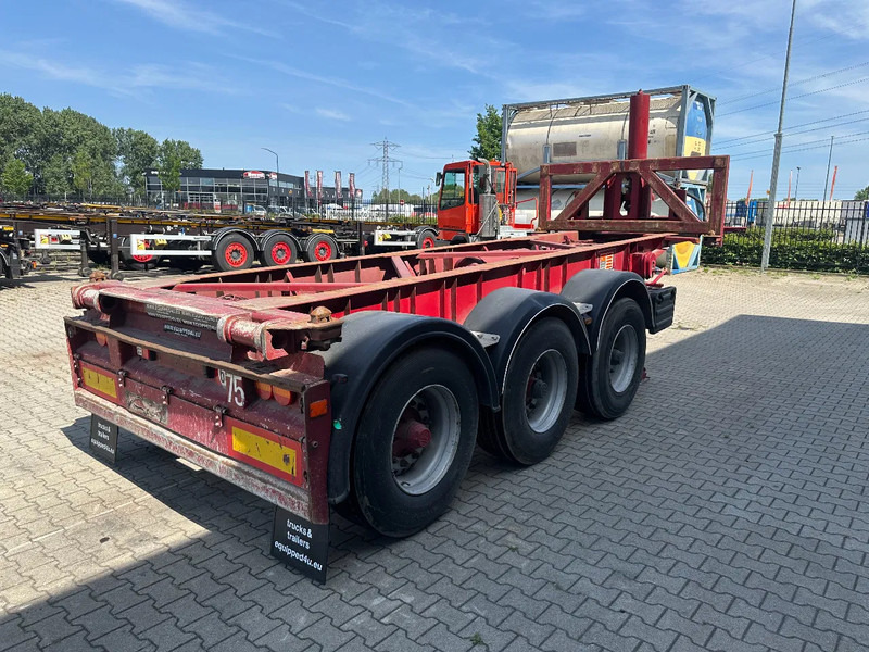 Van Hool 3 AXLE 20FT TIPPING-CHASSIS, BPW + disc, liftaxle, steering axle, BROKEN HYVA-CYLINDER - Konteynır taşıyıcı/ Yedek karoser dorse: fotoğraf 4 Van Hool 3 AXLE 20FT TIPPING-CHASSIS, BPW + disc, liftaxle, steering axle, BROKEN HYVA-CYLINDER - Konteynır taşıyıcı/ Yedek karoser dorse: fotoğraf 4