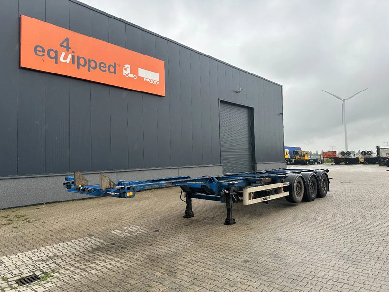 Van Hool 40FT HC-chassis, DISCBRAKES, liftaxle, extendable - Konteynır taşıyıcı/ Yedek karoser dorse: fotoğraf 1 Van Hool 40FT HC-chassis, DISCBRAKES, liftaxle, extendable - Konteynır taşıyıcı/ Yedek karoser dorse: fotoğraf 1