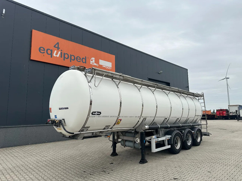 Van Hool FOOD / RVS chassis / empty weight: 5.860kg / 29.500L / 1-comp.+ 1 baffel / discbrakes / NL / APK: 05/2026 - Tanker dorse: fotoğraf 1 Van Hool FOOD / RVS chassis / empty weight: 5.860kg / 29.500L / 1-comp.+ 1 baffel / discbrakes / NL / APK: 05/2026 - Tanker dorse: fotoğraf 1