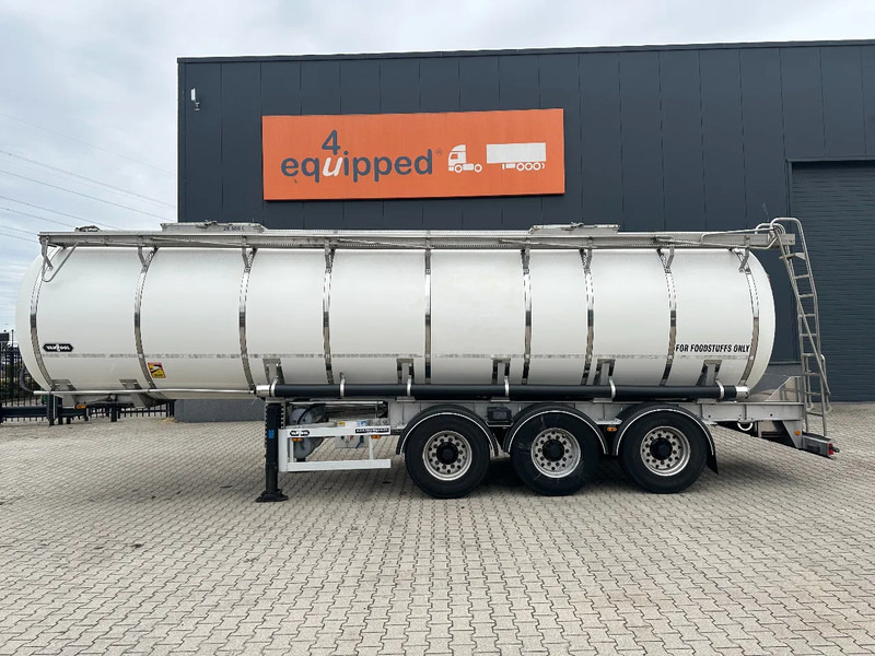 Van Hool FOOD / RVS chassis / empty weight: 5.860kg / 29.500L / 1-comp.+ 1 baffel / discbrakes / NL / APK: 05/2026 - Tanker dorse: fotoğraf 2 Van Hool FOOD / RVS chassis / empty weight: 5.860kg / 29.500L / 1-comp.+ 1 baffel / discbrakes / NL / APK: 05/2026 - Tanker dorse: fotoğraf 2