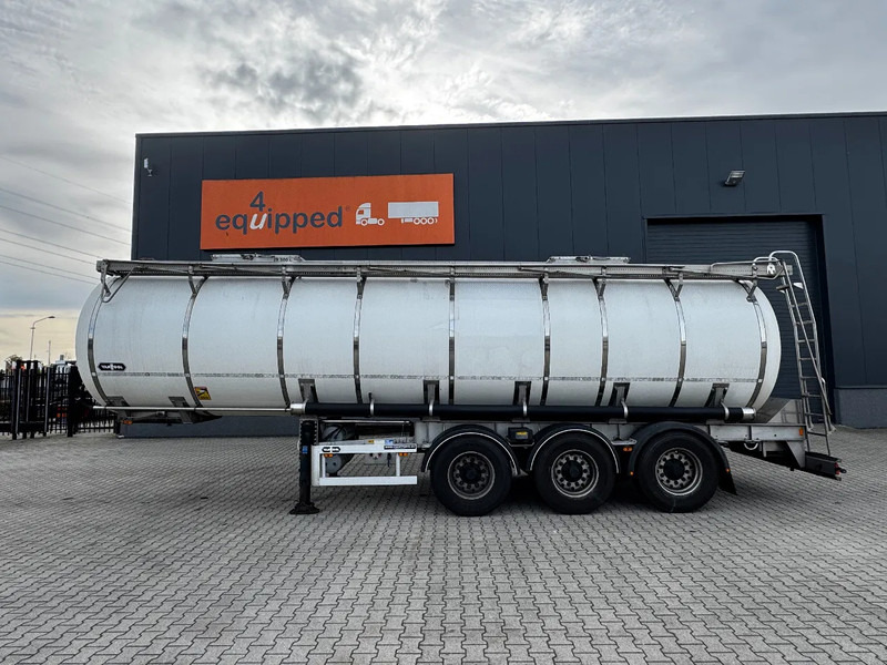 Van Hool LEBENSMITTEL / RVS Rahmen / Leergewicht: 5.860kg / 29.500L / 1-Kammer+ 1 Schwallwand / Scheibebremse / NL / APK 02-2026 - Tanker dorse: fotoğraf 2 Van Hool LEBENSMITTEL / RVS Rahmen / Leergewicht: 5.860kg / 29.500L / 1-Kammer+ 1 Schwallwand / Scheibebremse / NL / APK 02-2026 - Tanker dorse: fotoğraf 2