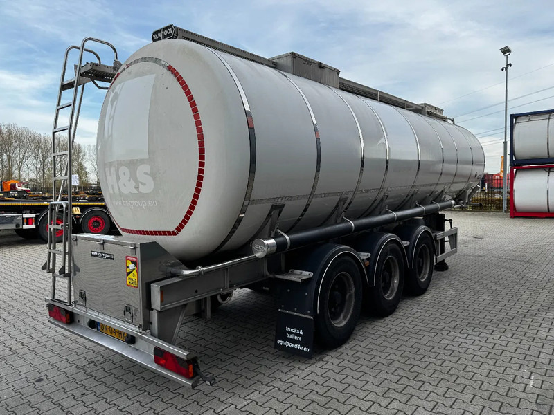 Van Hool LEBENSMITTEL / RVS Rahmen / Leergewicht: 5.860kg / 29.500L / 1-Kammer+ 1 Schwallwand / Scheibebremse / NL / APK 02-2026 - Tanker dorse: fotoğraf 4 Van Hool LEBENSMITTEL / RVS Rahmen / Leergewicht: 5.860kg / 29.500L / 1-Kammer+ 1 Schwallwand / Scheibebremse / NL / APK 02-2026 - Tanker dorse: fotoğraf 4