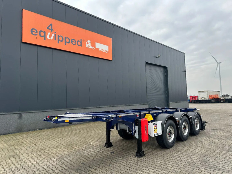 Van Hool NEW / DIRECT AVAILABLE 20FT / 20FT SWAP ADR-CHASSIS, DISCBRAKES, 3x available, ALU WHEELS - Konteynır taşıyıcı/ Yedek karoser dorse: fotoğraf 1 Van Hool NEW / DIRECT AVAILABLE 20FT / 20FT SWAP ADR-CHASSIS, DISCBRAKES, 3x available, ALU WHEELS - Konteynır taşıyıcı/ Yedek karoser dorse: fotoğraf 1