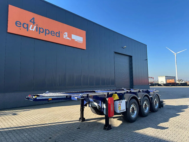 Van Hool NEW / DIRECT AVAILABLE 20FT ADR-CHASSIS, EMPTY WEIGHT: 3.300KG, DISCBRAKES, 3x available, ALU WHEELS - Konteynır taşıyıcı/ Yedek karoser dorse: fotoğraf 1 Van Hool NEW / DIRECT AVAILABLE 20FT ADR-CHASSIS, EMPTY WEIGHT: 3.300KG, DISCBRAKES, 3x available, ALU WHEELS - Konteynır taşıyıcı/ Yedek karoser dorse: fotoğraf 1