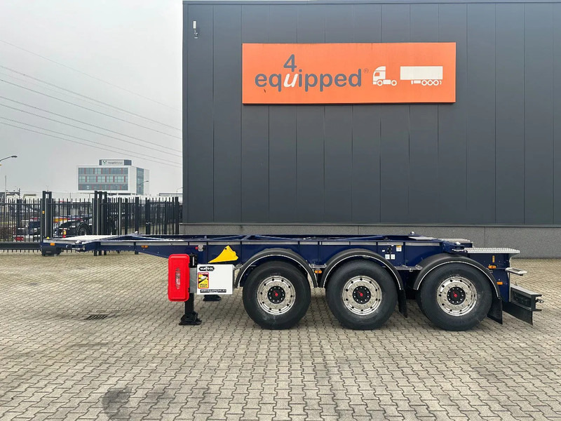 Van Hool NEW / DIRECT AVAILABLE 20FT ADR-CHASSIS, EMPTY WEIGHT: 3.300KG, DISCBRAKES, 3x available, ALU WHEELS - Konteynır taşıyıcı/ Yedek karoser dorse: fotoğraf 2 Van Hool NEW / DIRECT AVAILABLE 20FT ADR-CHASSIS, EMPTY WEIGHT: 3.300KG, DISCBRAKES, 3x available, ALU WHEELS - Konteynır taşıyıcı/ Yedek karoser dorse: fotoğraf 2