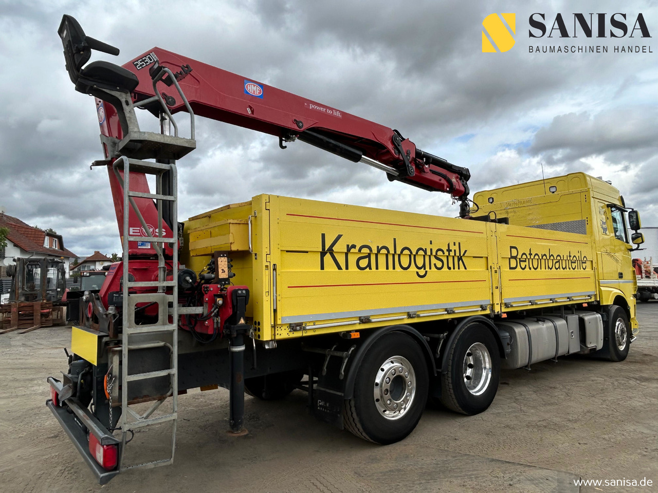 DAF XF 480/HMF 2530 L-CR Kran/Lenk/Lift/Baustoff - Sal/ Açık kasa kamyon, Vinçli kamyon: fotoğraf 5 DAF XF 480/HMF 2530 L-CR Kran/Lenk/Lift/Baustoff - Sal/ Açık kasa kamyon, Vinçli kamyon: fotoğraf 5