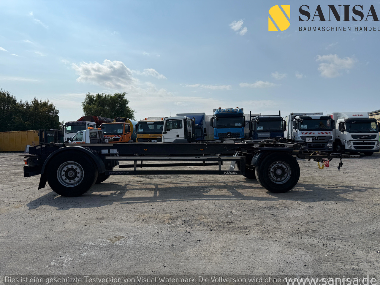 KÖGEL AW18/Wechselfahrgestell/BDF/Pneumatik - Şasi römork: fotoğraf 5 KÖGEL AW18/Wechselfahrgestell/BDF/Pneumatik - Şasi römork: fotoğraf 5