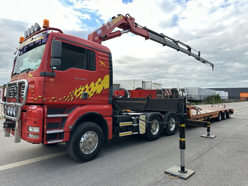 MAN TGA 33.530 6x4 - 90T + KRAN HMF 3720 K6 (17.3m) - RETARDER - MANUAL ZF - EURO 3 - 590.000km - ALCOA - BIG AXLES HUB REDUCTION - BE TRUCK - TOP ZUSTAND - Çekici: fotoğraf 2 MAN TGA 33.530 6x4 - 90T + KRAN HMF 3720 K6 (17.3m) - RETARDER - MANUAL ZF - EURO 3 - 590.000km - ALCOA - BIG AXLES HUB REDUCTION - BE TRUCK - TOP ZUSTAND - Çekici: fotoğraf 2