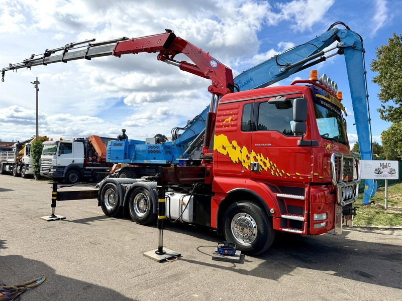 MAN TGA 33.530 6x4 - 90T ZSM + KRAN HMF 3720 K6 (17.3m) - RETARDER - MANUAL ZF - EURO 3 - 590.000km - ALCOA - BIG AXLES HUB REDUCTION - BE TRUCK - TOP CONDITION - Çekici: fotoğraf 2 MAN TGA 33.530 6x4 - 90T ZSM + KRAN HMF 3720 K6 (17.3m) - RETARDER - MANUAL ZF - EURO 3 - 590.000km - ALCOA - BIG AXLES HUB REDUCTION - BE TRUCK - TOP CONDITION - Çekici: fotoğraf 2