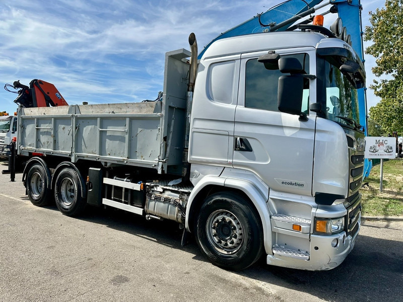Scania R520 6x4 TRACTOR + TIPPER + CRANE PALFINGER PK 15002 A - RETARDER - *FULL AIR* - EUR 6 - BE TRUCK - Çekici: fotoğraf 4 Scania R520 6x4 TRACTOR + TIPPER + CRANE PALFINGER PK 15002 A - RETARDER - *FULL AIR* - EUR 6 - BE TRUCK - Çekici: fotoğraf 4