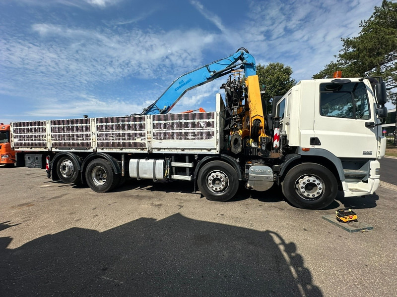 DAF CF 85.360 8x2 + CRANE (25m!) EFFER 305 6S + JIB 4S + ROTATOR - PLATORM 7m60 - LIFT + STEERING AXLE - EURO 5 - BE - Sal/ Açık kasa kamyon, Vinçli kamyon: fotoğraf 4 DAF CF 85.360 8x2 + CRANE (25m!) EFFER 305 6S + JIB 4S + ROTATOR - PLATORM 7m60 - LIFT + STEERING AXLE - EURO 5 - BE - Sal/ Açık kasa kamyon, Vinçli kamyon: fotoğraf 4