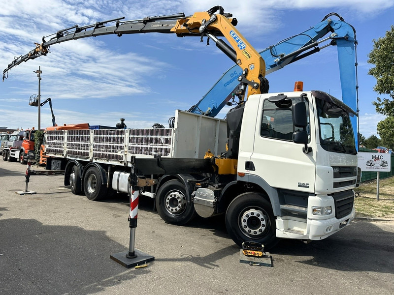 DAF CF 85.360 8x2 + CRANE (25m!) EFFER 305 6S + JIB 4S + ROTATOR - PLATORM 7m60 - LIFT + STEERING AXLE - EURO 5 - BE - Vinçli kamyon: fotoğraf 1 DAF CF 85.360 8x2 + CRANE (25m!) EFFER 305 6S + JIB 4S + ROTATOR - PLATORM 7m60 - LIFT + STEERING AXLE - EURO 5 - BE - Vinçli kamyon: fotoğraf 1