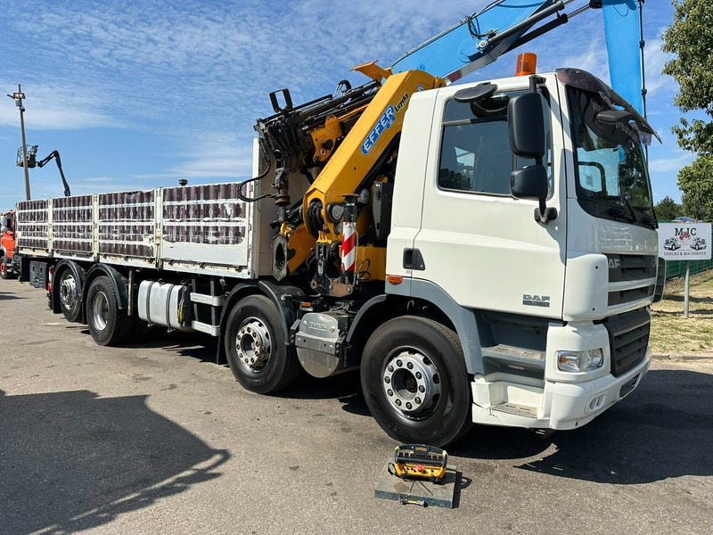 DAF CF 85.360 8x2 + CRANE (25m!) EFFER 305 6S + JIB 4S + ROTATOR - PLATORM 7m60 - LIFT + STEERING AXLE - EURO 5 - BE - Vinçli kamyon: fotoğraf 2 DAF CF 85.360 8x2 + CRANE (25m!) EFFER 305 6S + JIB 4S + ROTATOR - PLATORM 7m60 - LIFT + STEERING AXLE - EURO 5 - BE - Vinçli kamyon: fotoğraf 2