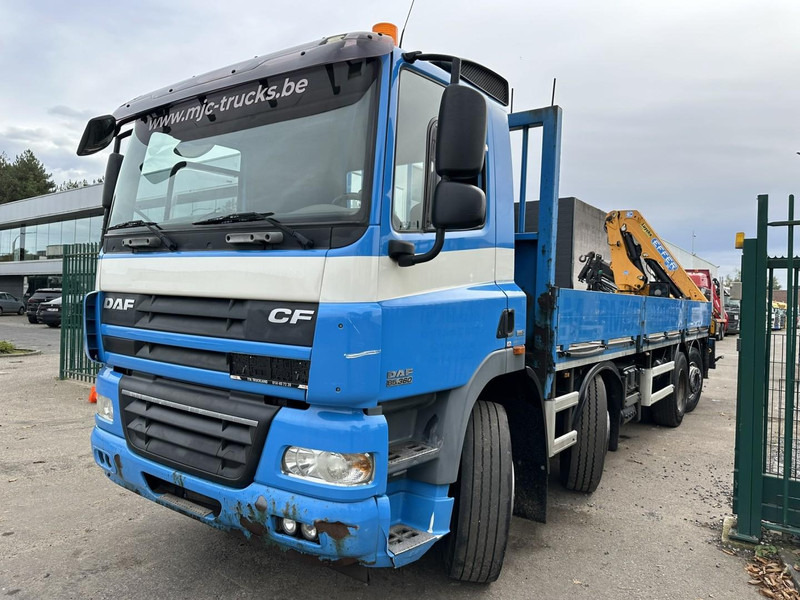 DAF CF 85.360 8x2 PRITSCHE 7m35 + KRAN EFFER 165-3S + RADIO - MANUAL GEARBOX ZF - EURO 5 - BE TRUCK - Sal/ Açık kasa kamyon, Vinçli kamyon: fotoğraf 4 DAF CF 85.360 8x2 PRITSCHE 7m35 + KRAN EFFER 165-3S + RADIO - MANUAL GEARBOX ZF - EURO 5 - BE TRUCK - Sal/ Açık kasa kamyon, Vinçli kamyon: fotoğraf 4
