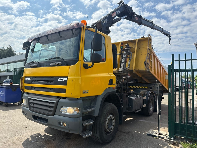 DAF CF 85.410 6X4 21T HOOKLIFT + CRANE HIAB 166-3 HIPRO + ROTATOR - 5/6F - RETARDER - TÜV 10/2025 - EURO 5 - BE TRUCK - Kancalı yükleyici kamyon, Vinçli kamyon: fotoğraf 4 DAF CF 85.410 6X4 21T HOOKLIFT + CRANE HIAB 166-3 HIPRO + ROTATOR - 5/6F - RETARDER - TÜV 10/2025 - EURO 5 - BE TRUCK - Kancalı yükleyici kamyon, Vinçli kamyon: fotoğraf 4