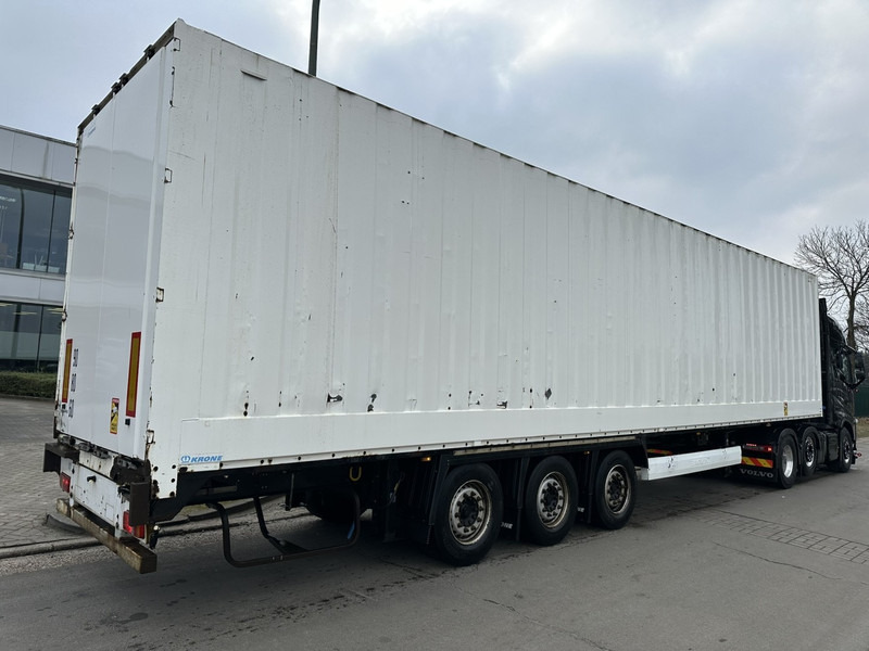 Krone 3-AXLES MB - CLOSED BOX / KIST / KOFFER - AIR SUSPENSION - 2m80 interior hieght - DISC - BE papers - nice condition - Kapalı karoser dorse: fotoğraf 4 Krone 3-AXLES MB - CLOSED BOX / KIST / KOFFER - AIR SUSPENSION - 2m80 interior hieght - DISC - BE papers - nice condition - Kapalı karoser dorse: fotoğraf 4