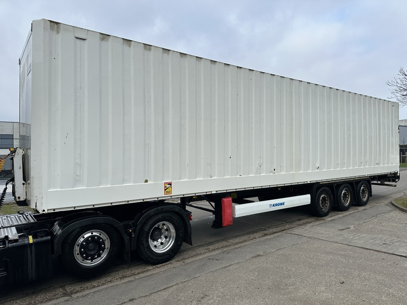 Krone 3-AXLES MB - CLOSED BOX / KIST / KOFFER - AIR SUSPENSION - 2m80 interior hieght - DISC - BE papers - nice condition - Kapalı karoser dorse: fotoğraf 1 Krone 3-AXLES MB - CLOSED BOX / KIST / KOFFER - AIR SUSPENSION - 2m80 interior hieght - DISC - BE papers - nice condition - Kapalı karoser dorse: fotoğraf 1
