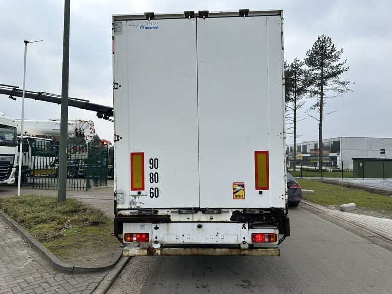 Krone 3-AXLES MB - CLOSED BOX / KIST / KOFFER - AIR SUSPENSION - 2m80 interior hieght - DISC - BE papers - nice condition - Kapalı karoser dorse: fotoğraf 5 Krone 3-AXLES MB - CLOSED BOX / KIST / KOFFER - AIR SUSPENSION - 2m80 interior hieght - DISC - BE papers - nice condition - Kapalı karoser dorse: fotoğraf 5