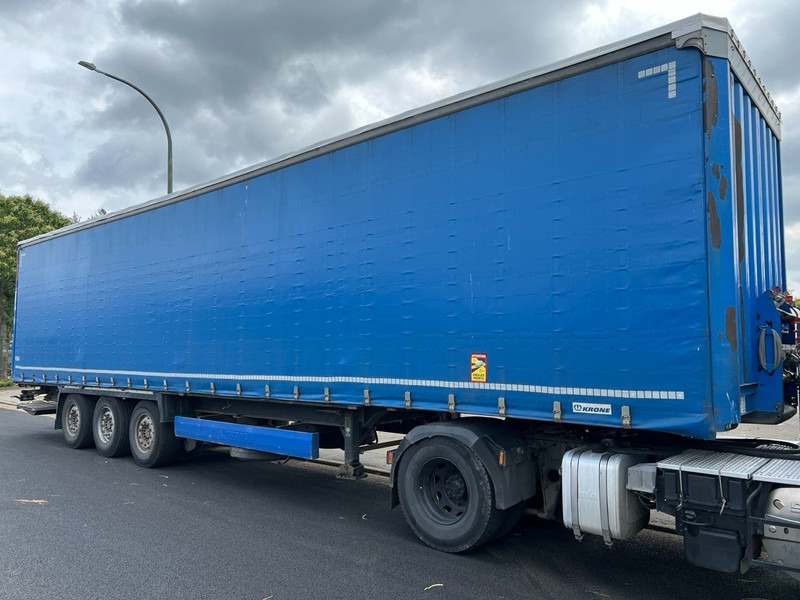 Krone 3-AXLES TRAILER - SAF DISC - LIFT + STEERING AXLE - TAILLIFT - Tenteli dorse: fotoğraf 5 Krone 3-AXLES TRAILER - SAF DISC - LIFT + STEERING AXLE - TAILLIFT - Tenteli dorse: fotoğraf 5