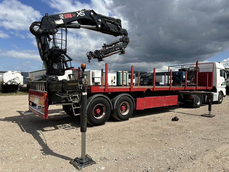 Kwb 2-AXLES PLATFORM + CRANE + HIAB 377 E-4 HIPRO + JIB 100X-3 + RADIO + ROTATOR - SAF axles - AIR SUSPENISION - BELGIAN REG. - Açık/ Sal dorse: fotoğraf 2 Kwb 2-AXLES PLATFORM + CRANE + HIAB 377 E-4 HIPRO + JIB 100X-3 + RADIO + ROTATOR - SAF axles - AIR SUSPENISION - BELGIAN REG. - Açık/ Sal dorse: fotoğraf 2